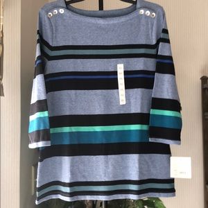 💙 NWT Crofts&Barrow Womens Top